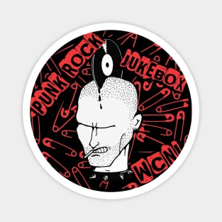 Punk Rock Jukebox Pins Magnet